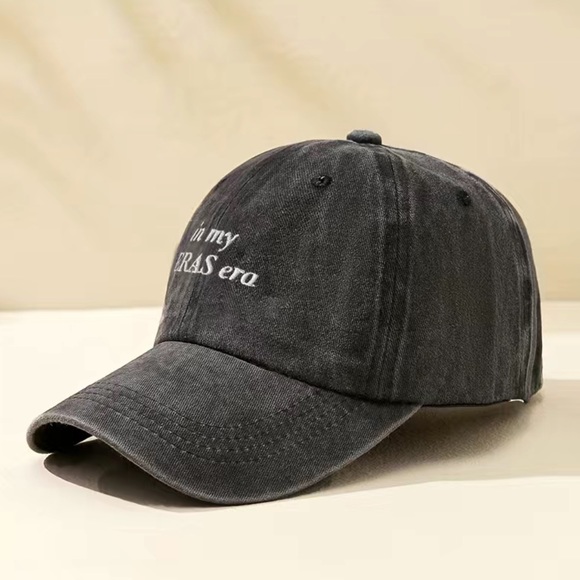 NEW Taylor Swift In My ERAS Era Embroidered Baseball Cap Dad Hat Vintage Black - Picture 2 of 7